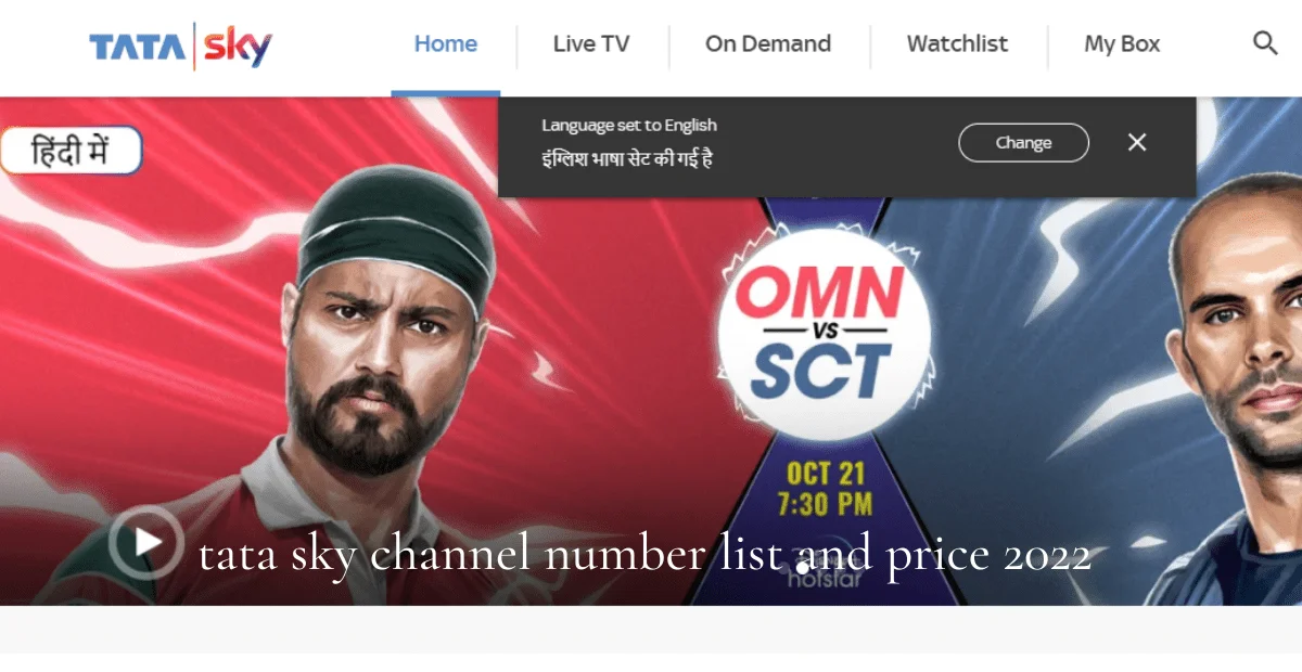 tata sky channel number list and price2022