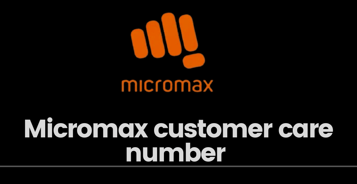 micromax customer care number