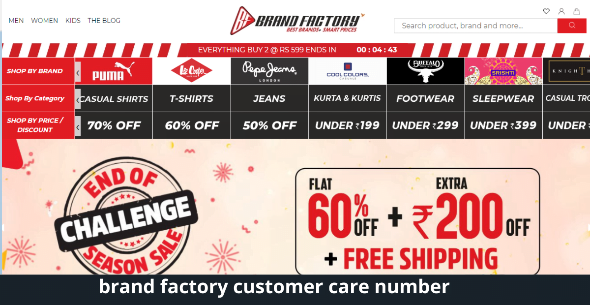 brand factory customer care number