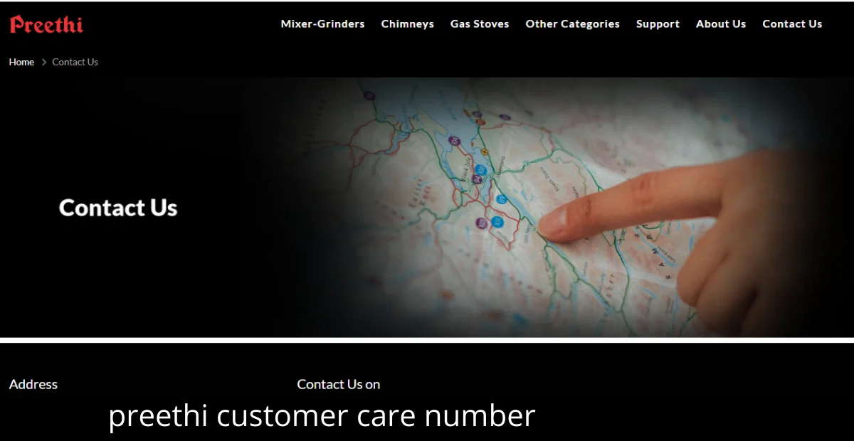  preethi customer care number :- adress